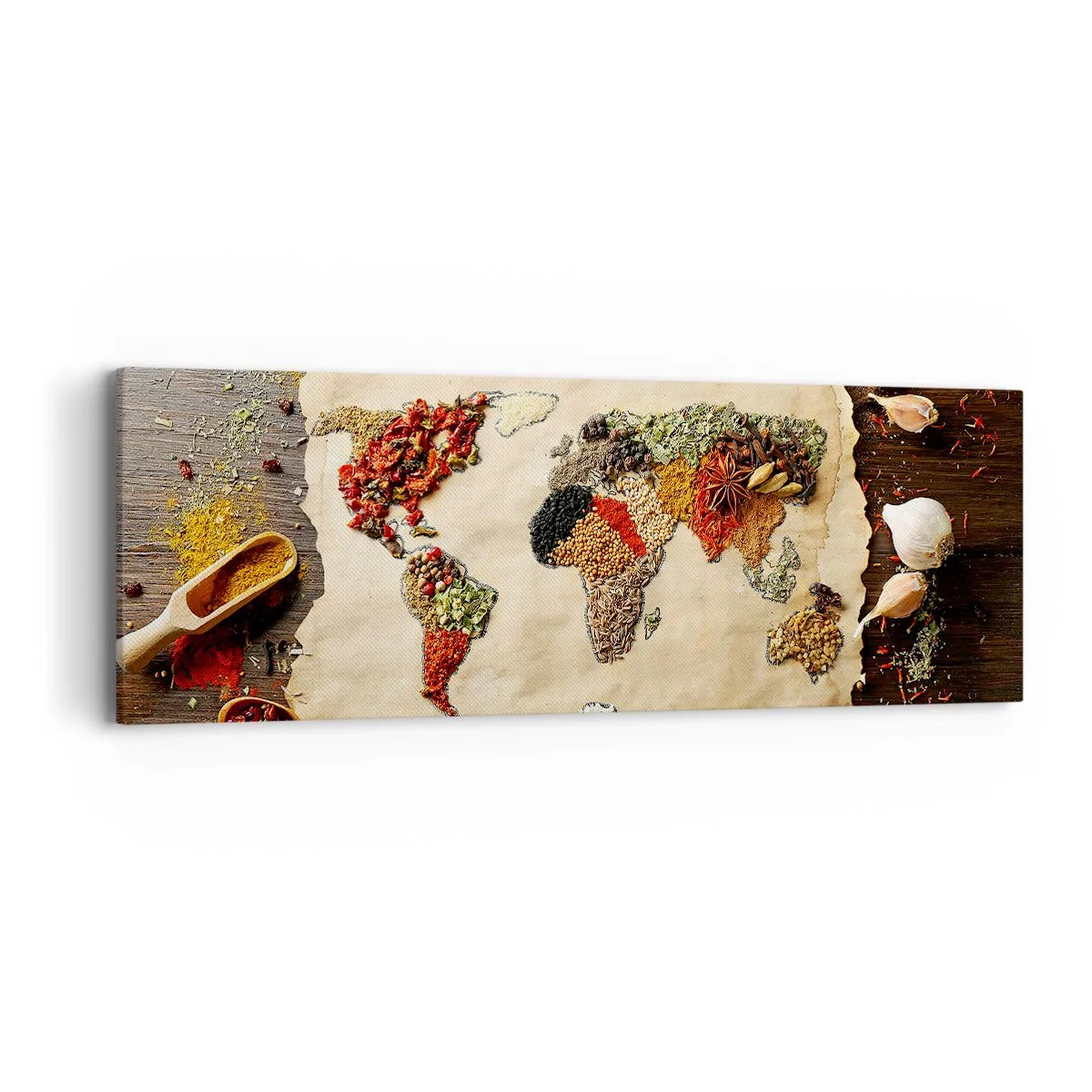 Quadro su tela - Stampe su Tela - Tutti i gusti del mondo - 90x30 cm