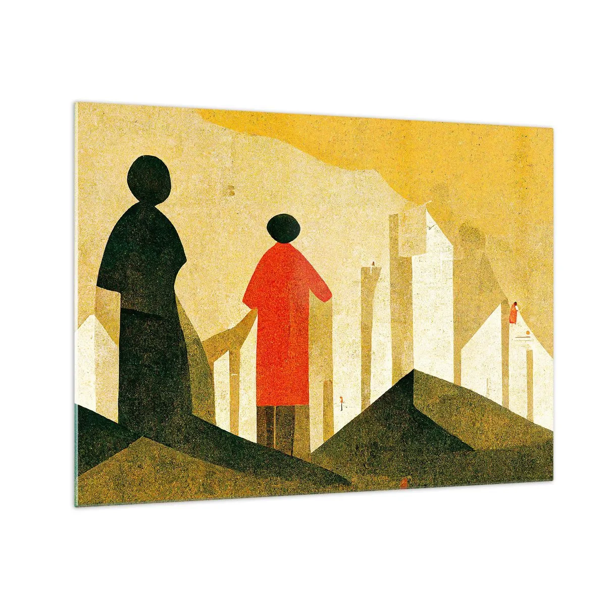 Quadro su vetro - La strada è ancora lunga - 70x50 cm