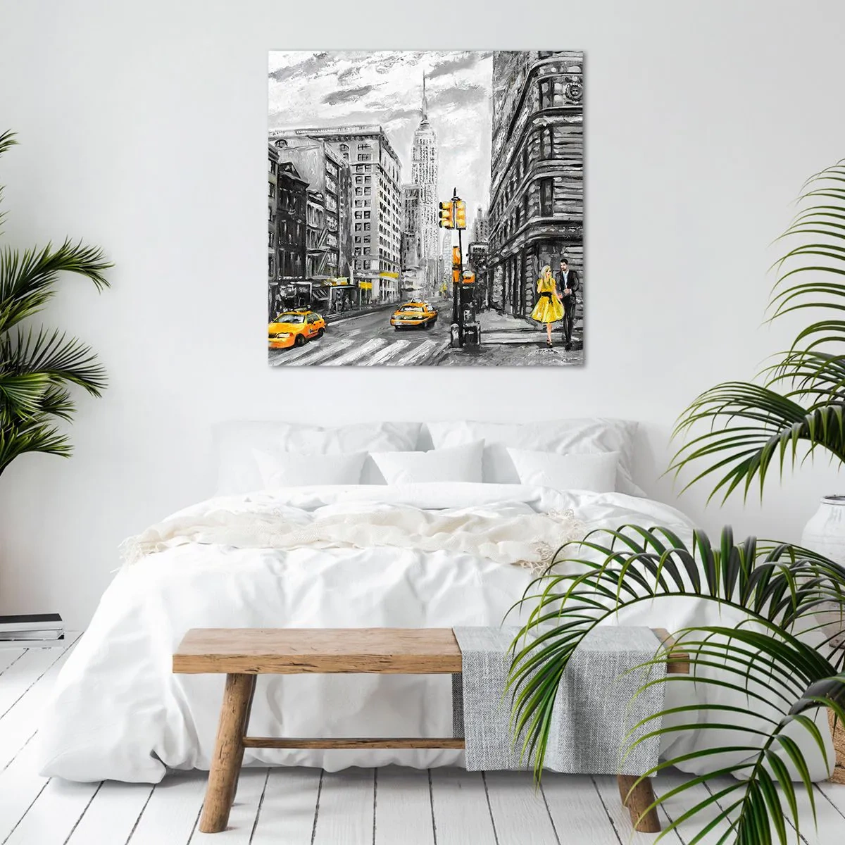 Quadro su tela - Stampe su Tela - Racconto di New York - 70x70 cm