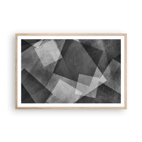 Poster in cornice rovere chiaro - Simbolo eterno di ordine e durata - 91x61 cm