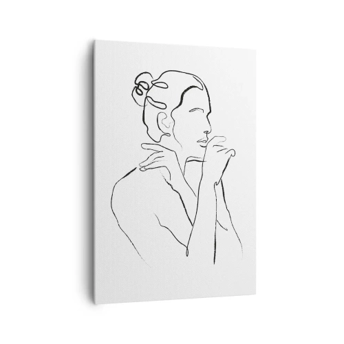 Quadro su tela - Stampe su Tela - Nudo: mistero sensuale - 70x100 cm