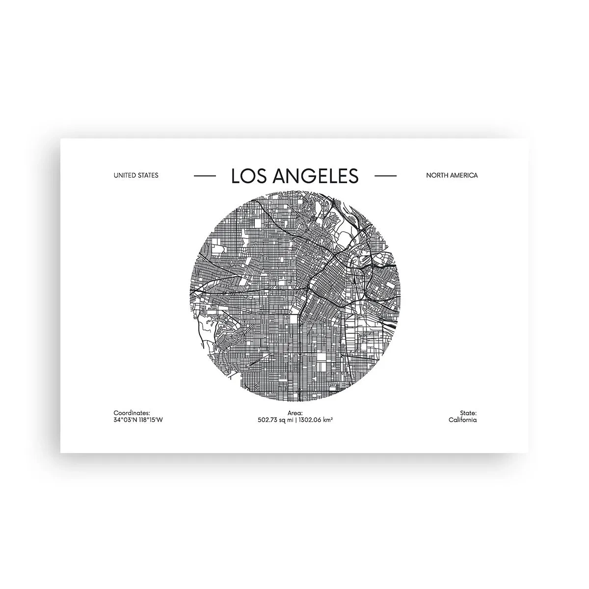 Poster - Anatomia di Los Angeles - 91x61 cm