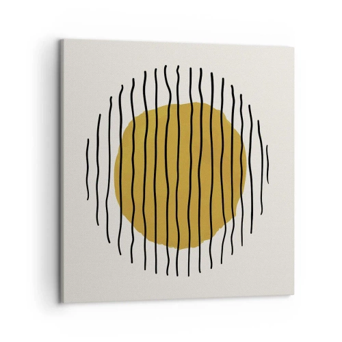 Quadro su tela - Stampe su Tela - Astrazione fremente di calore - 50x50 cm