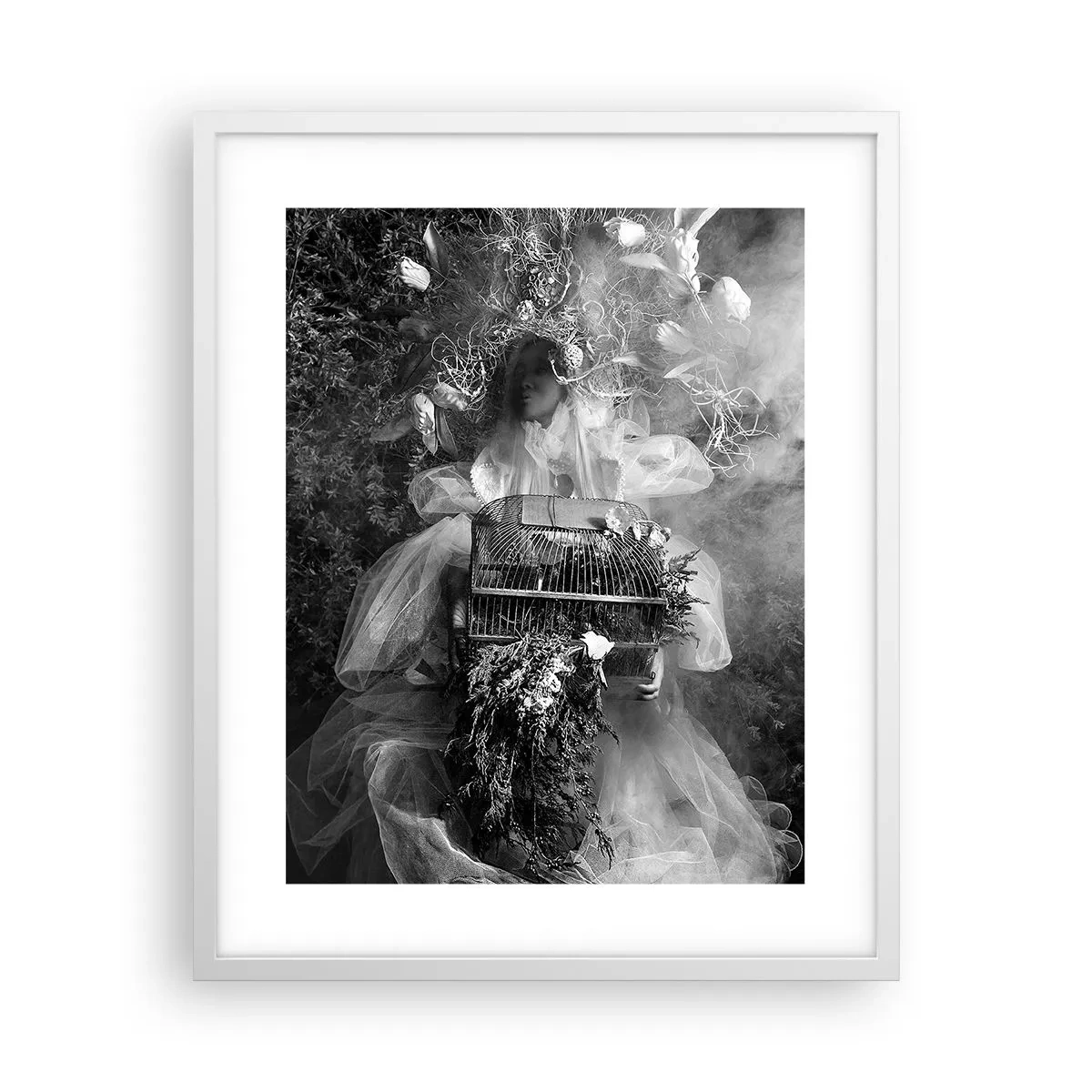 Poster in cornice bianca - Madre natura stessa - 40x50 cm