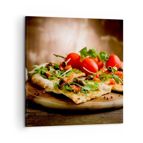 Quadro su tela - Stampe su Tela - Direttamente dal forno e dal giardino - 60x60 cm