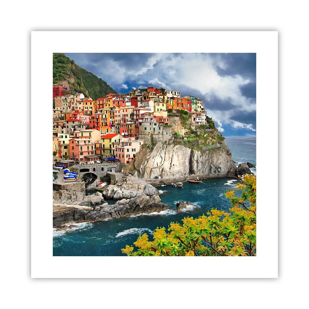 Poster - Aggrappate alla roccia - 40x40 cm
