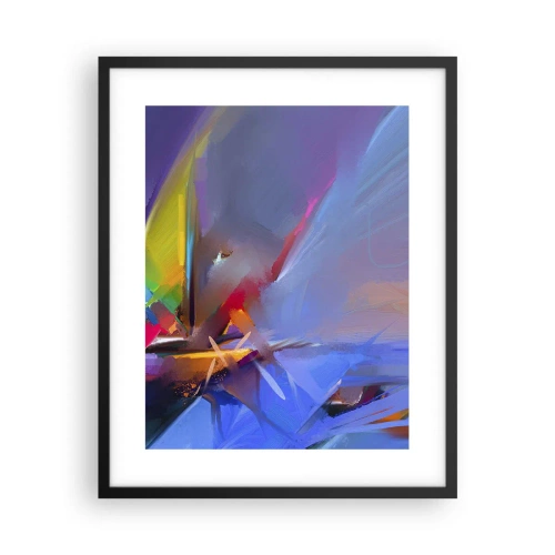 Poster in cornice nera - Eliche come un uccello - 40x50 cm