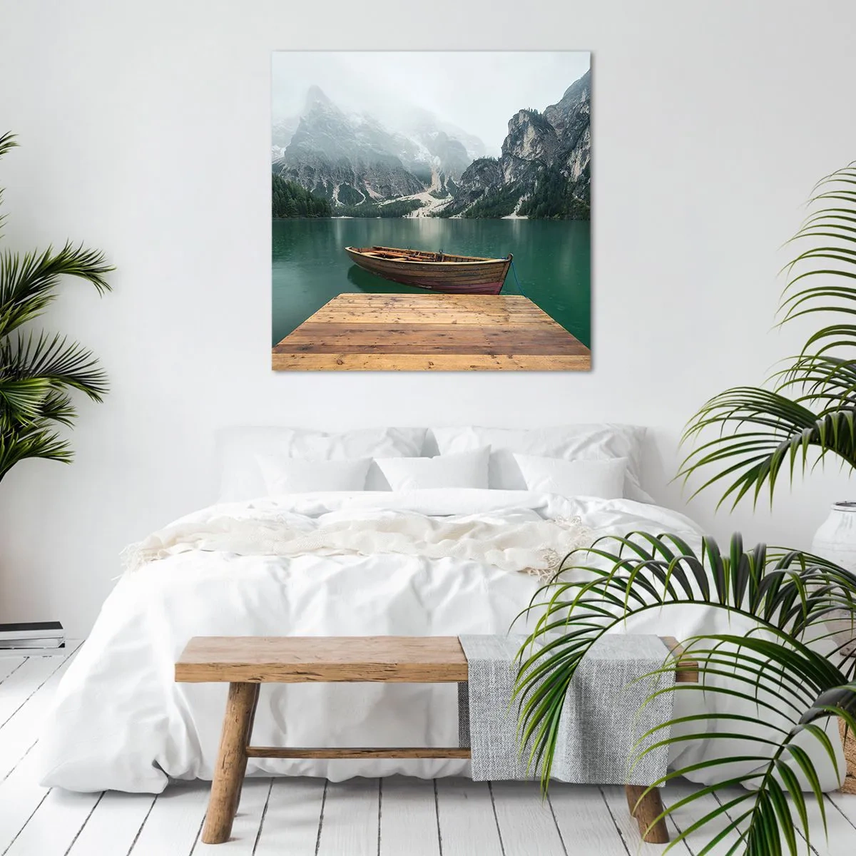 Quadro su tela - Stampe su Tela - E attorno le fiere rocce - 40x40 cm