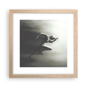 Poster in cornice rovere chiaro - Inarrestabile - 30x30 cm