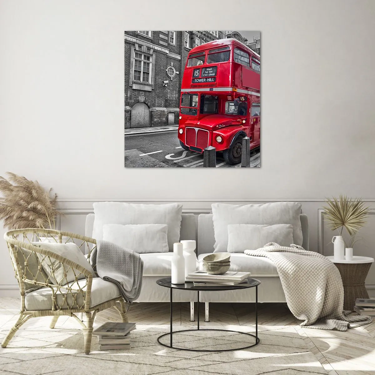 Quadro su vetro - Sempre lo stesso - 30x30 cm