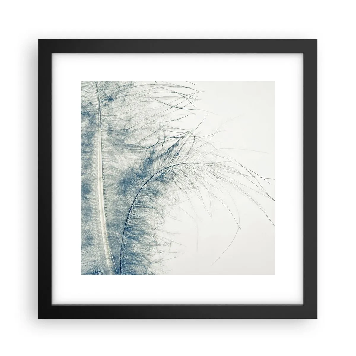 Poster in cornice nera - Il sussurro della natura - 30x30 cm
