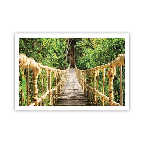 Poster - Sospeso nel verde - 91x61 cm