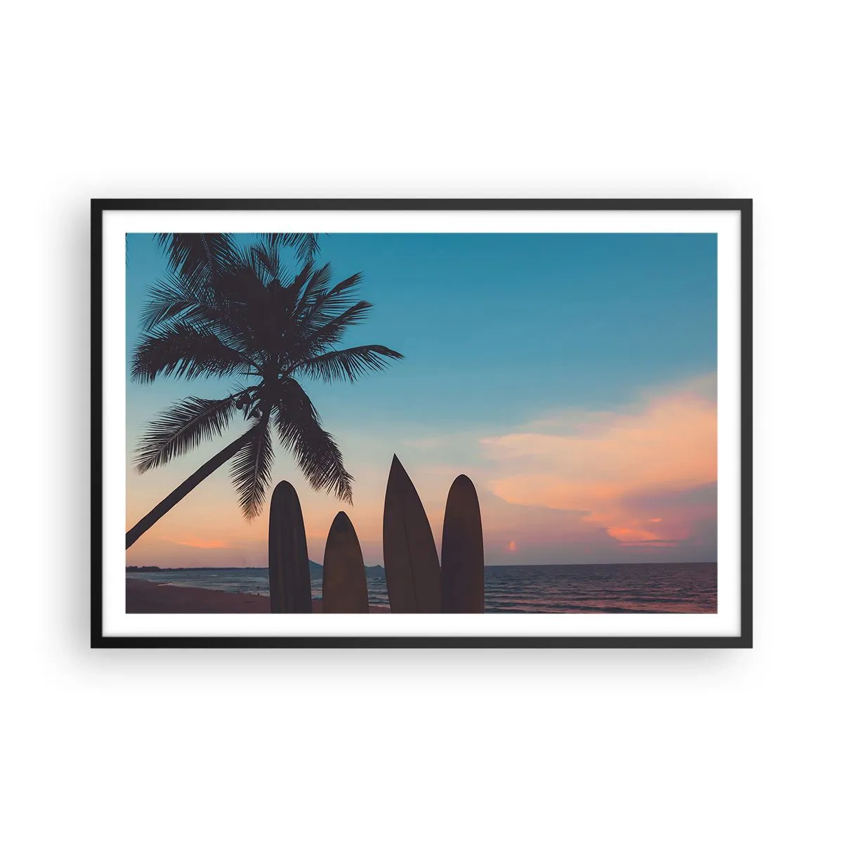 Poster in cornice nera - Domani anche ci divertiamo - 91x61 cm