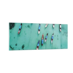 Quadro su vetro - In gioiosa attesa - 100x40 cm