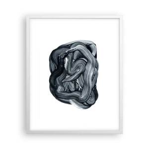Poster in cornice bianca - Non è così semplice - 40x50 cm