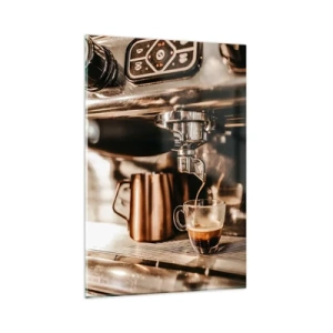 Quadro su vetro - Lo splendore del caffè - 80x120 cm