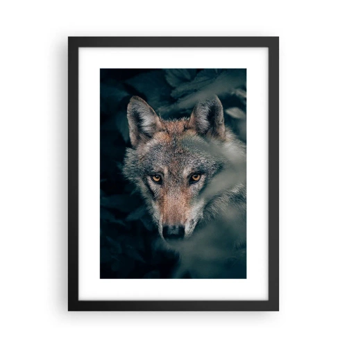 Poster in cornice nera - Cacciatore - 30x40 cm