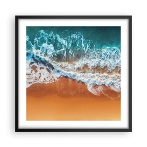 Poster in cornice nera - Sempre in coppia - 50x50 cm