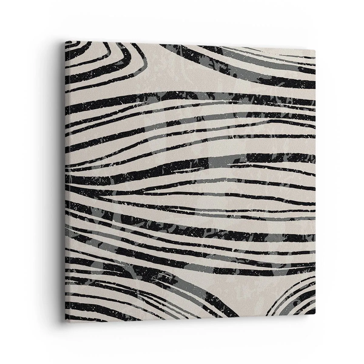 Quadro su tela - Stampe su Tela - Una palude di linee - 40x40 cm
