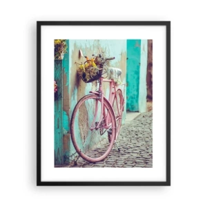 Poster in cornice nera - Torno subito - 40x50 cm