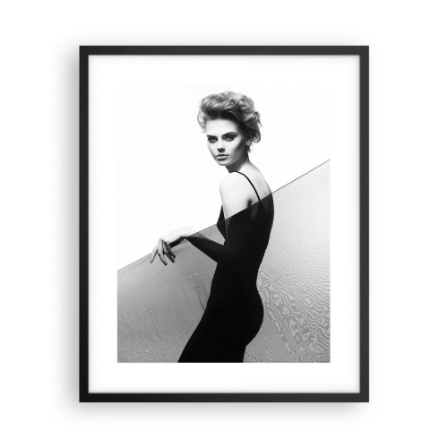 Poster in cornice nera - Sguardo magnetico - 40x50 cm