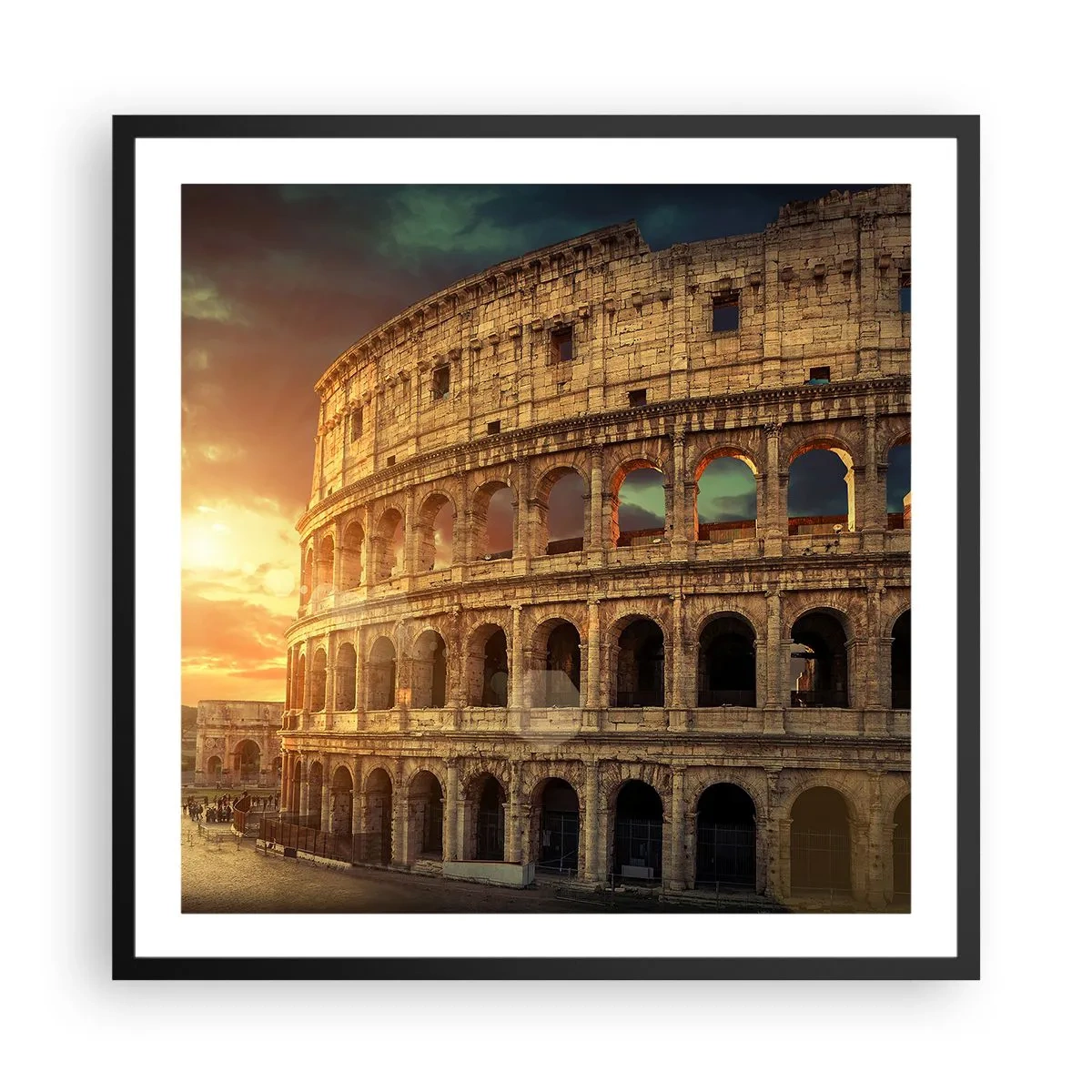 Poster in cornice nera - Impressione colossale - 60x60 cm