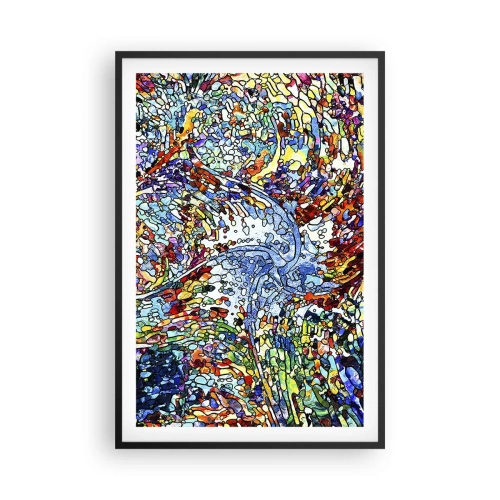 Poster in cornice nera - Vetrate a gocce - 61x91 cm