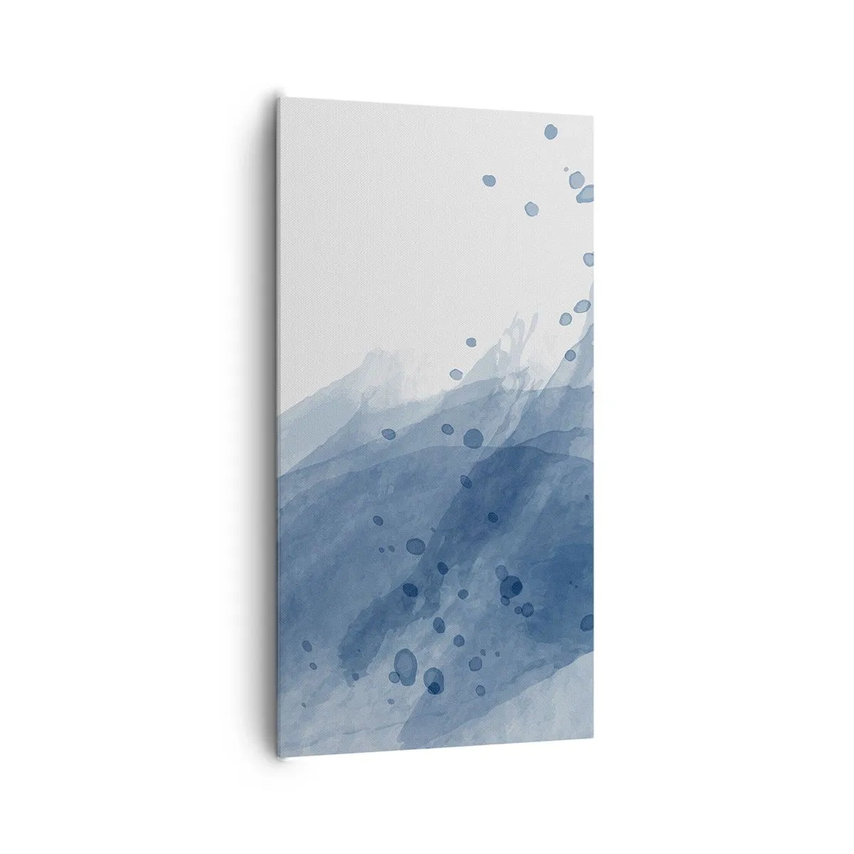 Quadro su tela - Stampe su Tela - Tulle blu - 65x120 cm