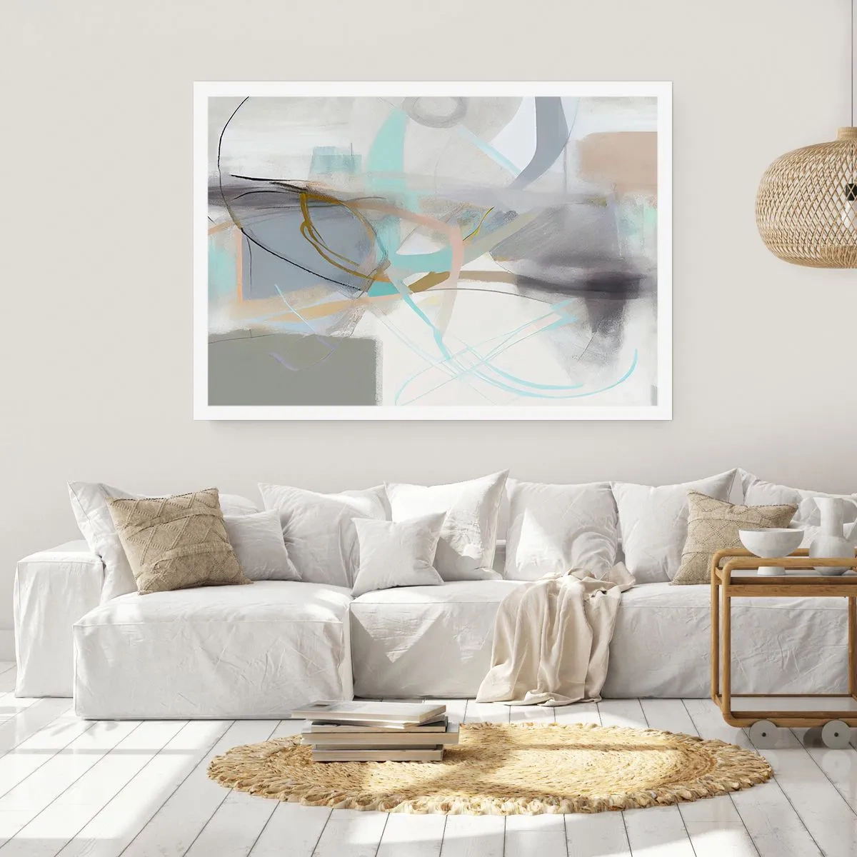 Poster - Astrazione nebulosa - 70x50 cm