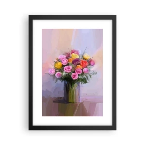 Poster in cornice nera - Bellezza immobile - 30x40 cm
