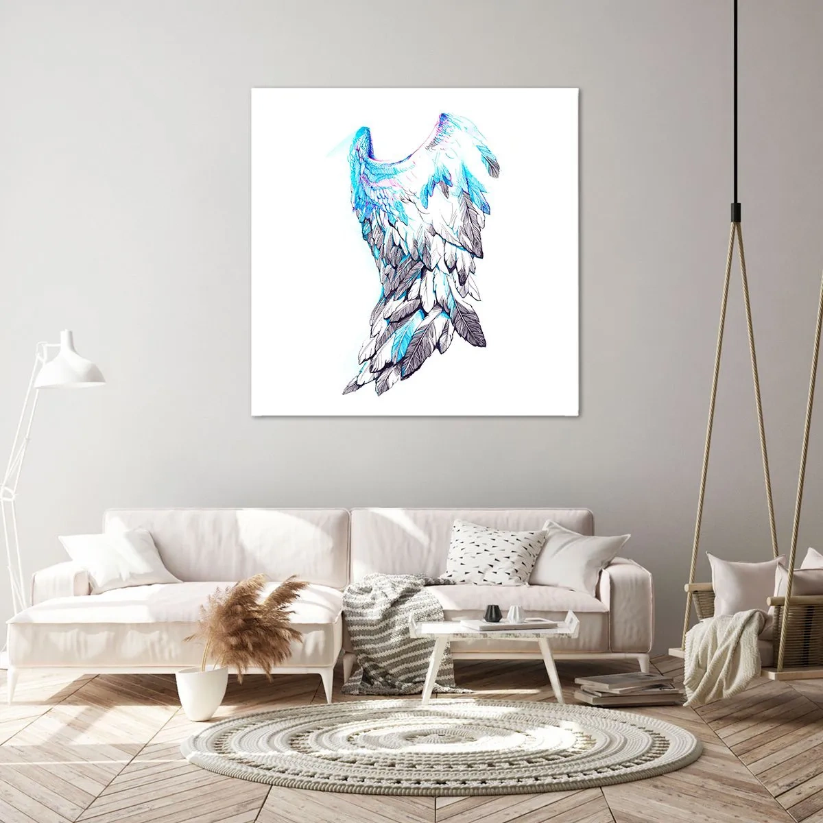 Quadro su tela - Stampe su Tela - Mi servono le ali - 50x50 cm