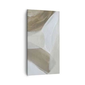 Quadro su tela - Stampe su Tela - Onda di bianco - 55x100 cm