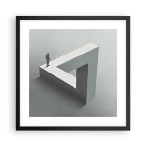 Poster in cornice nera - Eppure è possibile - 40x40 cm