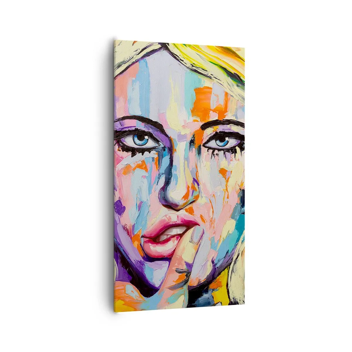 Quadro su tela - Stampe su Tela - Guardala dritto negli occhi - 65x120 cm