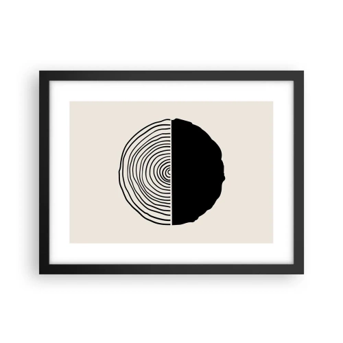 Poster in cornice nera - A metà - 40x30 cm