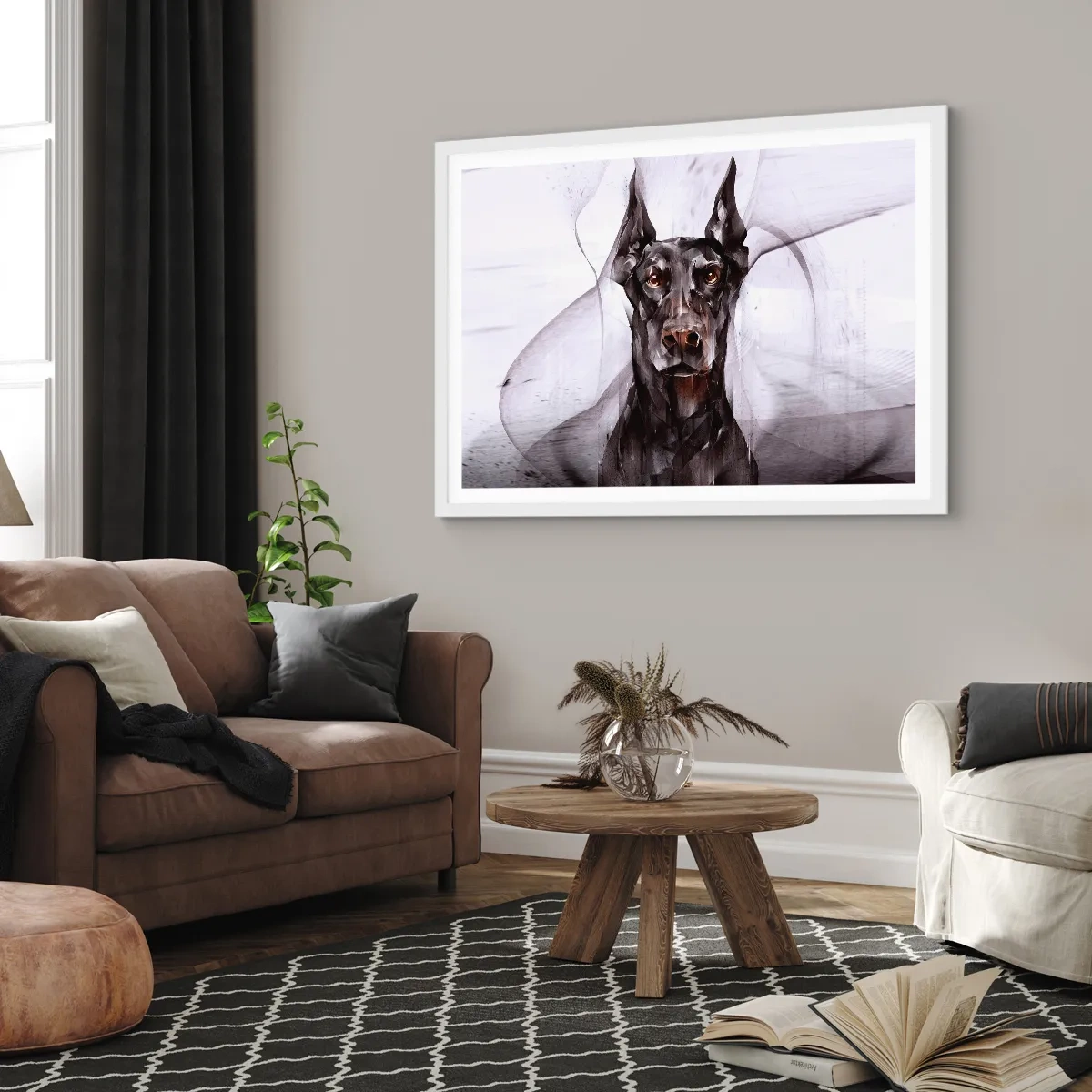 Poster in cornice bianca - Nobili natali - 40x30 cm