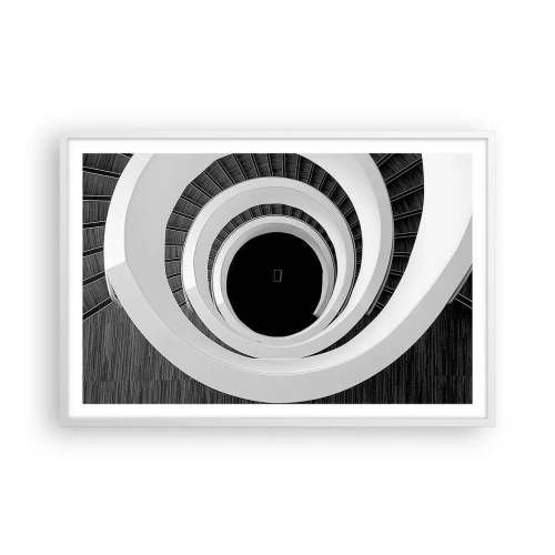 Poster in cornice bianca - Verso l'essenza delle cose - 91x61 cm