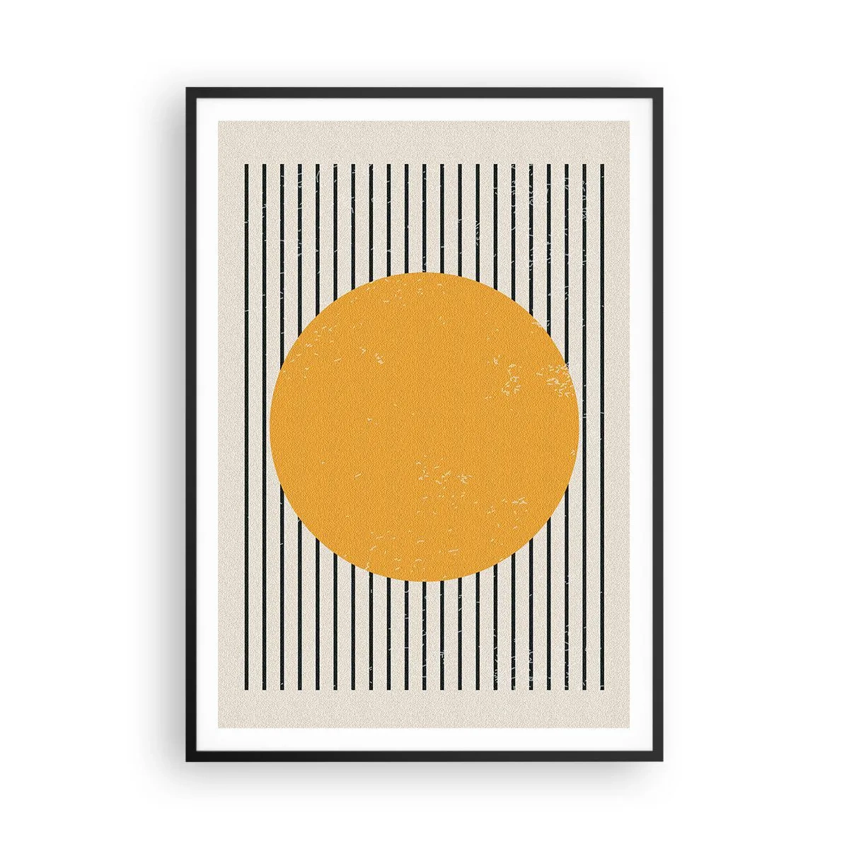 Poster in cornice nera - La forza della semplicità - 70x100 cm
