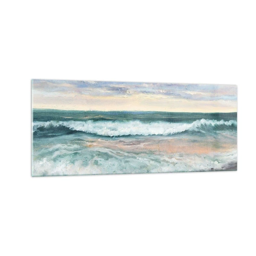 Quadro su vetro - Dove l'anima si calma - 100x40 cm