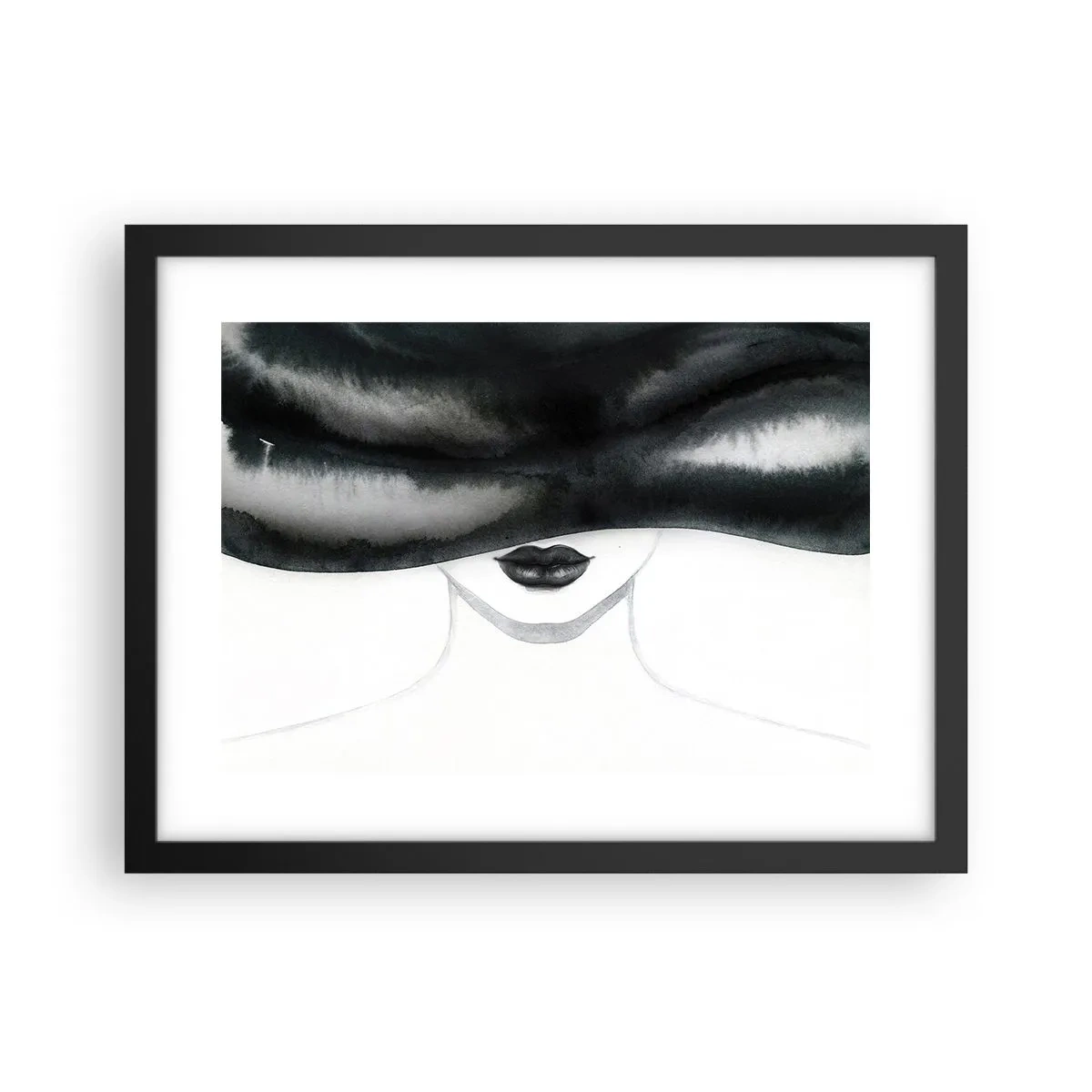 Poster in cornice nera - Il segreto dei sensi - 40x30 cm