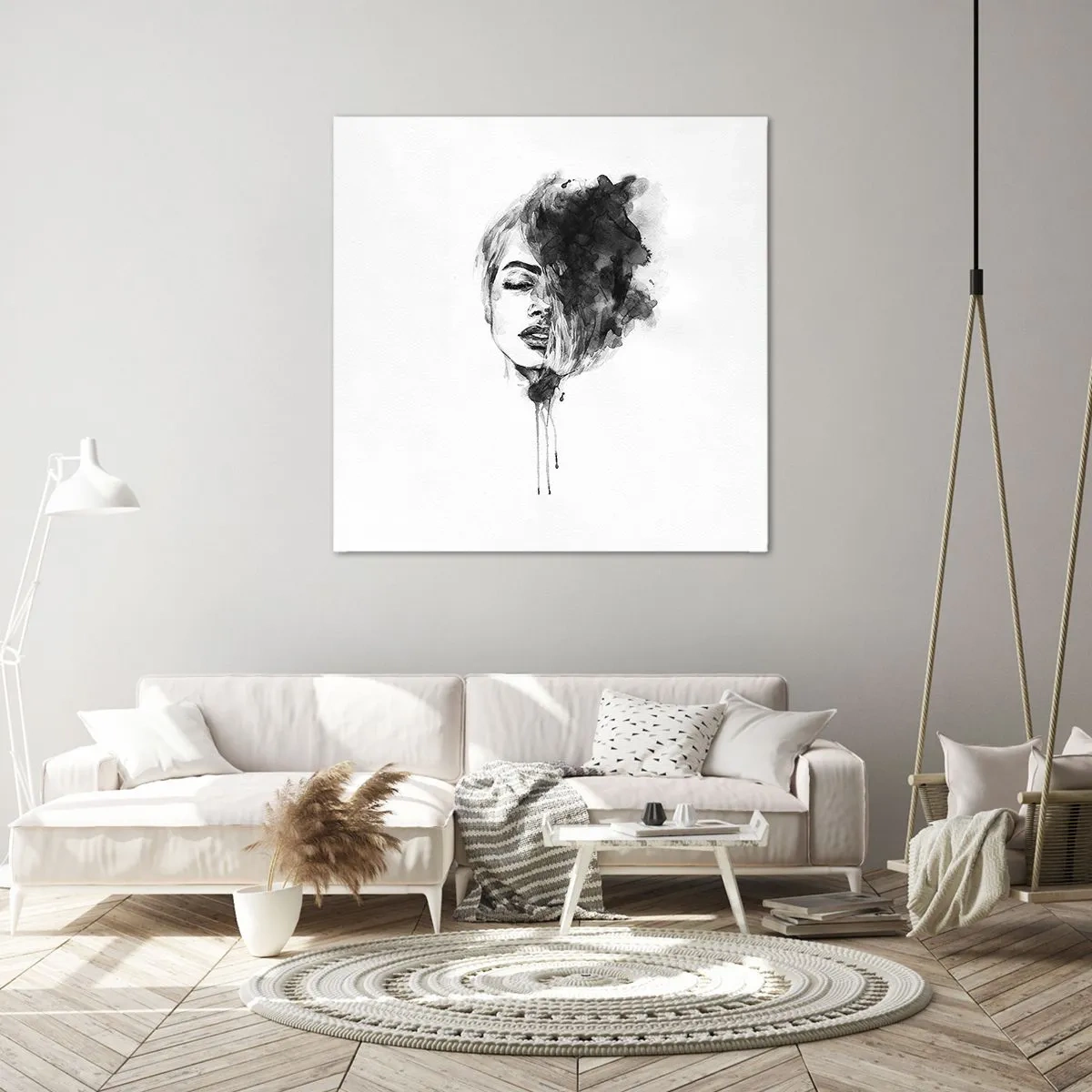 Quadro su tela - Stampe su Tela - Cosa sogna la ragazza - 50x50 cm