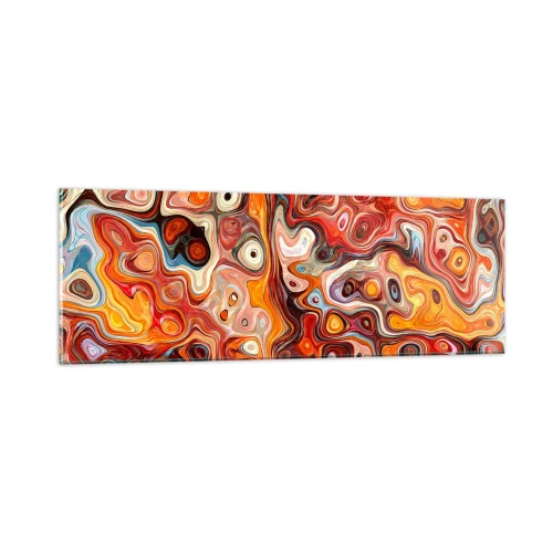 Quadro su vetro - Come se le noci si sciogliessero nel miele - 90x30 cm