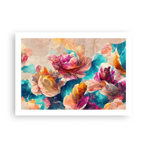 Poster - Lo splendore colorato del bouquet - 70x50 cm