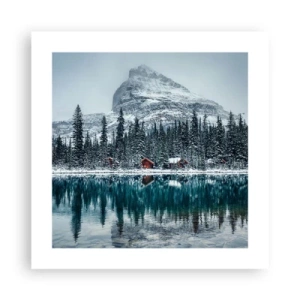 Poster - Rifugio canadese - 40x40 cm