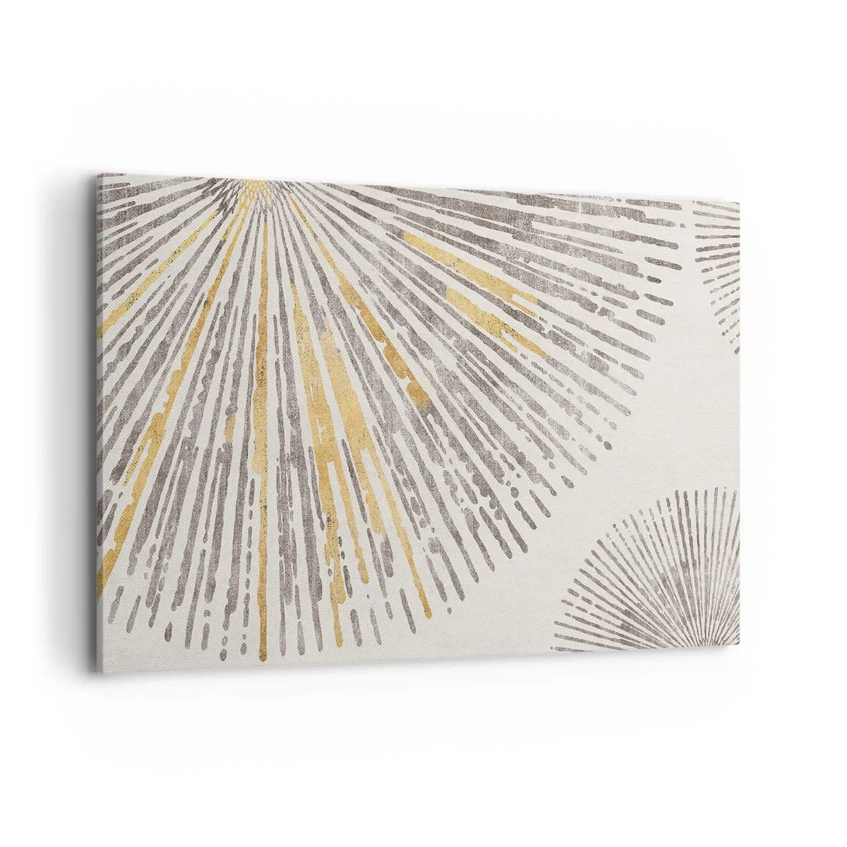 Quadro su tela - Stampe su Tela - Motivo astratto a forma di raggio - 120x80cm - La bellezza dei raggi - Decorazione murale moderna per soggiorno e camera da letto ARTTOR