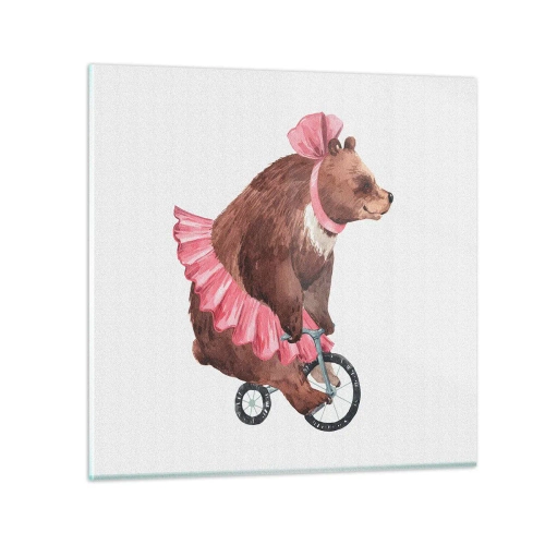 Quadro su vetro - Evviva il circo! - 30x30 cm