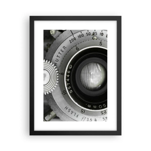 Poster in cornice nera - Racconto su Hollywood - 30x40 cm