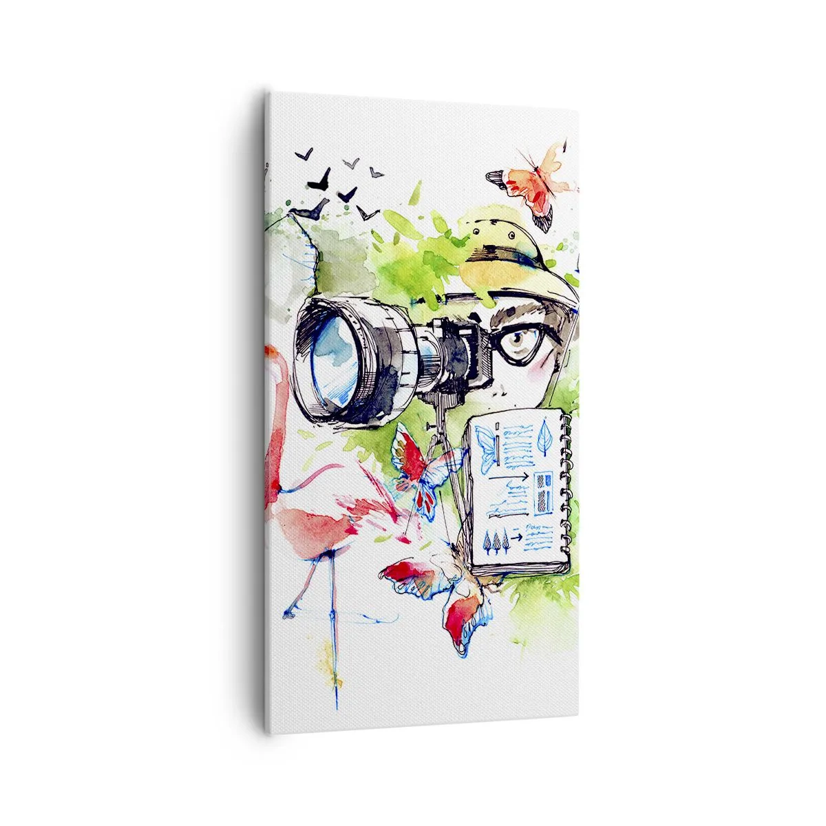 Quadro su tela - Stampe su Tela - Nell'obiettivo del viaggiatore - 55x100 cm