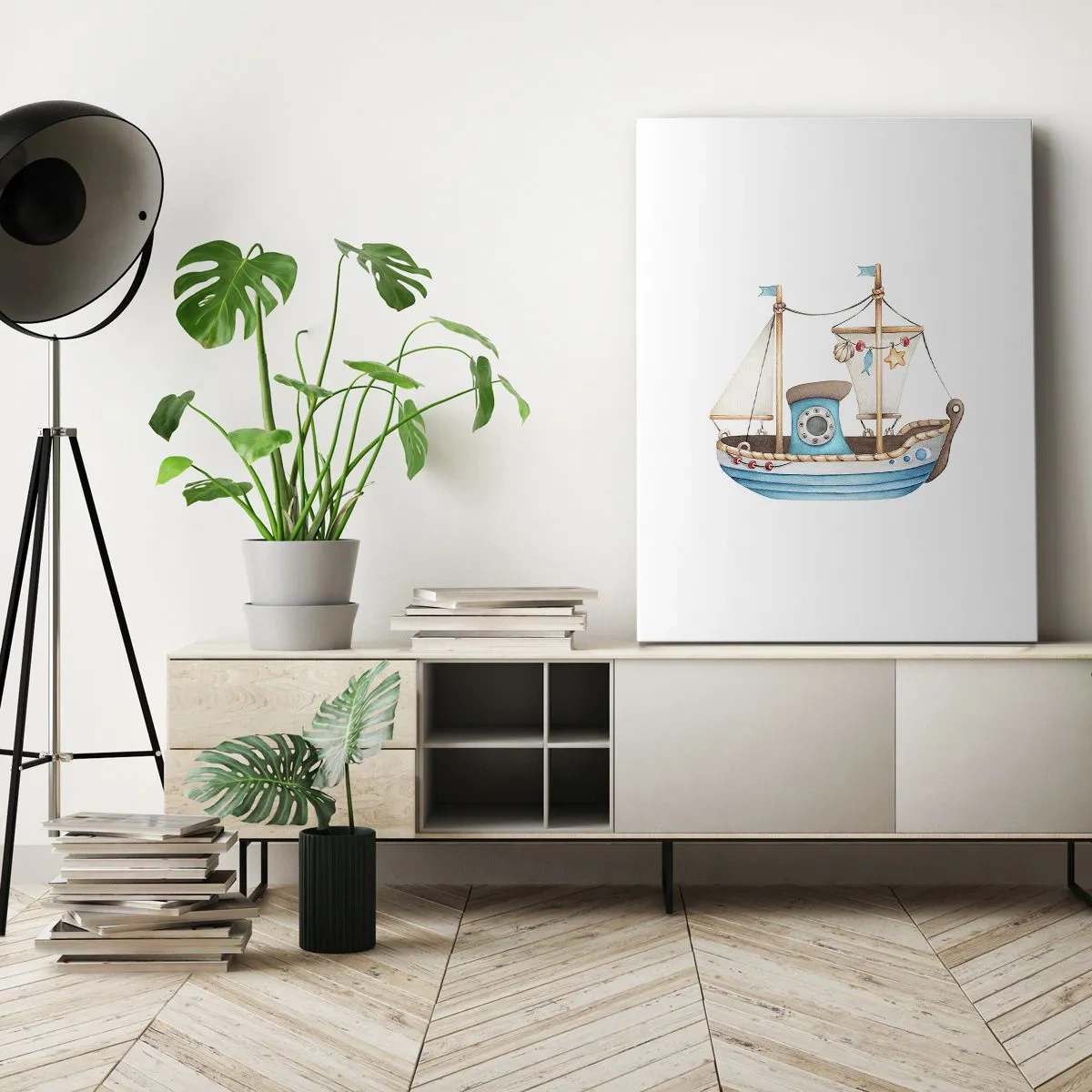 Quadro su tela - Stampe su Tela - Benvenuta avventura! - 55x100 cm