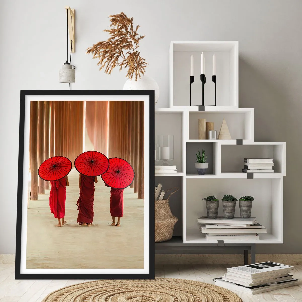 Poster in cornice nera - In cammino verso la Terra Pura - 40x50 cm